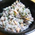 ゆゆゆかちん's cooksnap of when they made 大葉、ごま油香る♪鮭わかめ混ぜご飯.