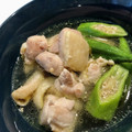 料理ニガテ系女子☆'s cooksnap of when they made 鶏とオクラの白だしおろしさっと煮.