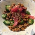 ベティ３'s cooksnap of when they made まぐろとオクラ納豆の和えもの.