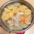 ★ぴよぴよ501★'s cooksnap of when they made 疲れた体に！さっぱり簡単すだち鍋.