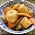 お料理ニャロメ's cooksnap of when they made 薄揚げと里芋・牛蒡・蒟蒻の炒め煮●副菜.