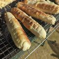 美味しいずき's cooksnap of when they made BBQに！チーズびよーんパン.