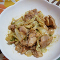 くネコまろす's cooksnap of when they made 簡単 鶏肉 キャベツ のオイマヨ炒め.