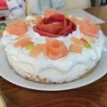 振りパティシエ's cooksnap of when they made アップル♡レアチーズケーキ.