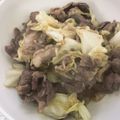お、さち's cooksnap of when they made ラム肉とキャベツの味噌炒め.