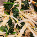 おちょぼっくる's cooksnap of when they made ほうれん草ともやしとツナのナムル.
