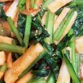 クックDVA20U☆'s cooksnap of when they made 超簡単！山芋と小松菜のピリ辛味噌炒め！.
