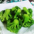 虹色♪︎ちゅーりっぷ's cooksnap of when they made 茹でたブロッコリーの簡単水切り方法.
