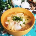 虹色♪︎ちゅーりっぷ's cooksnap of when they made くずし豆腐とネギ生姜卵スープ.