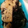 シルク０２２７'s cooksnap of when they made レンジで簡単！レンコンとひじきのポン酢煮.