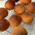 takoyuma's cooksnap of when they made トマトとバジルの丸パン.