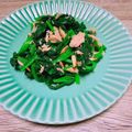 のんべぇヒロ's cooksnap of when they made 塩分制限中☆ほうれん草のあえもの.