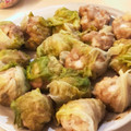 meg;'s cooksnap of when they made 手が汚れにくい♡レタスの皮deしゅうまい.