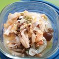ミニートマト's cooksnap of when they made ちくわ・しめじ・白菜の卵とじ.