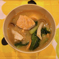 LoveVegas's cooksnap of when they made 体ぽかぽか♪鮭と小松菜の酒粕みそ汁.