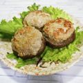 ＠迷子＠'s cooksnap of when they made 肉感しっかり♪肉厚しいたけの肉詰め.