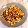 ナピト's cooksnap of when they made 有る物で、焼きうどん.