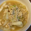 クロクロクローバー's cooksnap of when they made 簡単！白菜と鶏ミンチの蒸し煮☆.