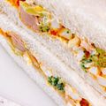 マシュマロcafe's cooksnap of when they made ブロッコリーとハム卵のサンドイッチ.