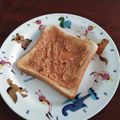 へのへのもへの's cooksnap of when they made 簡単！ピーナッツバター塩メープルトースト.