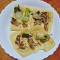 cookஜs's cooksnap of when they made トースターでチン！油揚げの舞茸チーズのせ.