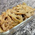 Faiza's cooksnap of when they made 無限レンコン★照りマヨ.