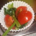 井澤綾華（井澤農園）'s cooksnap of when they made ホウレン草とトマトのピーナツバター和え.