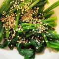 サンタJr's cooksnap of when they made 簡単おかず:ほうれん草のおひたし.
