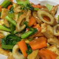 ★ゆっくんはっくん★'s cooksnap of when they made 節約メニュー♪厚揚げとちくわの甘酢炒め.