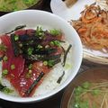 2児ママみきてぃ's cooksnap of when they made 30分置くだけ！胡麻香る♡マグロの漬け丼.