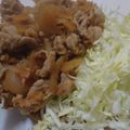 マーガ's cooksnap of when they made 豚こま切れ肉でめちゃうま！生姜焼き.