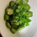 クックH86AFM☆'s cooksnap of when they made 簡単、すぐ出来る!オクラのおかか和え!.