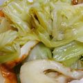 たぬとん's cooksnap of when they made キャベツと竹輪の煮物.