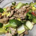 冷蔵庫レスキュー隊's cooksnap of when they made チンゲン菜とカニカマの中華風炒め.