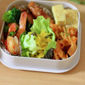 runa10's cooksnap of when they made ☆かぼちゃサラダのレタス巻き☆.