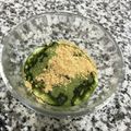 亜久里's cooksnap of when they made ヨーグルト 青汁ときな粉がけ.