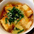 ばたみそーぱん☆'s cooksnap of when they made レンジ完結！ヤンニョムチーズ厚揚げ.