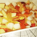 まぁさん◍•ᴗ•◍'s cooksnap of when they made りんごと柿と梨のゆずみつ漬け.