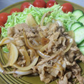 HALYUI's cooksnap of when they made 忙しい時に！豚ニンニク醤油炒め☆.