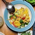 machinachi's cooksnap of when they made キュウリとトマト卵の中華炒め.