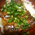 kokenosei's cooksnap of when they made さんまの照り焼き丼.
