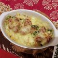 mintoneko's cooksnap of when they made ＊残ったハンバーグde簡単ドリア♪＊.