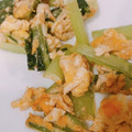 クックS5N2AF☆'s cooksnap of when they made ベーコンとほうれん草の卵マヨ炒め.