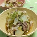 赤い電話's cooksnap of when they made 白菜と豚肉のシンプル煮物.