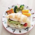 ダリア☆'s cooksnap of when they made カプレーゼ風サンド♪モツァレラとトマトで.