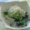 ｺｱﾗ's cooksnap of when they made きゅうりとワカメちゃんシラスくん.