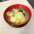クックRUKV6U☆'s cooksnap of when they made チンゲン菜の中華たまごスープ♪簡単.
