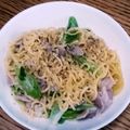 ポニーリボン's cooksnap of when they made レンジで☆ネギ塩焼きそば♬.