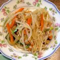 ばたみそーぱん☆'s cooksnap of when they made 15分以内☆レンジで簡単！春雨チャプチェ.