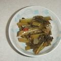 きらり流れ星's cooksnap of when they made 間引き大根菜炒・オイスタース・白ごま.